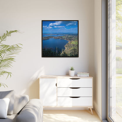 Kuckross Lake Matte Canvas, Framed (Multi-color)
