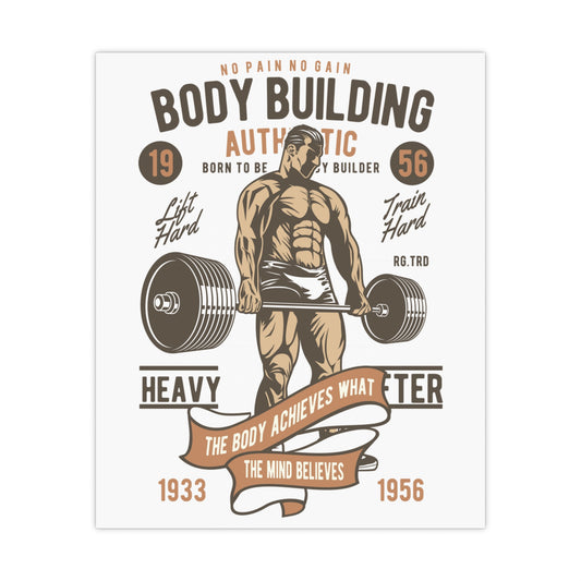 Vintage Bodybuilding Matte Posters