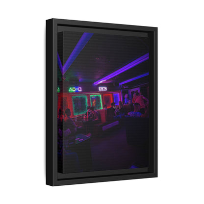 Mermaids Night Club Matte Canvas, Framed (Multi-color)