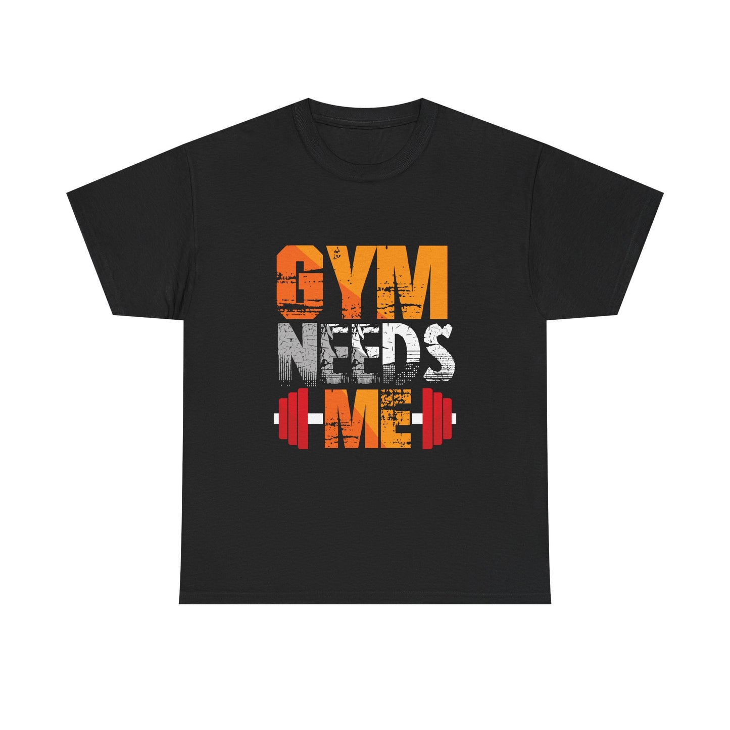 Unisex Heavy Cotton Tee - 'Gym & Me' Fitness Shirt