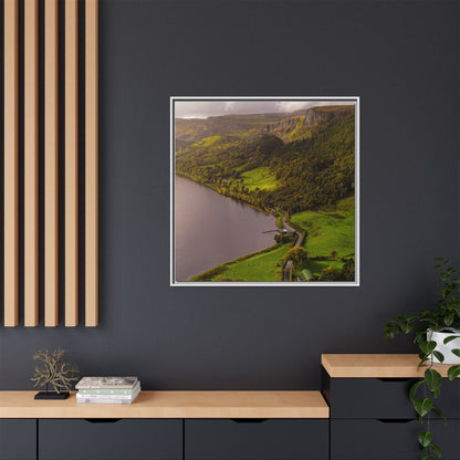 South in Aghadh an Aird or The Devil's Cheney Matte Canvas, Framed (Multi-color)