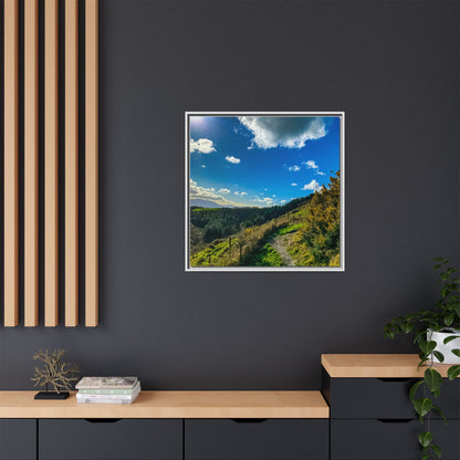 Glanageenty Forest Trail  Matte Canvas, Framed (Multi-color)