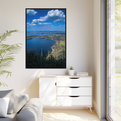 Kuckross Lake Matte Canvas, Framed (Multi-color)