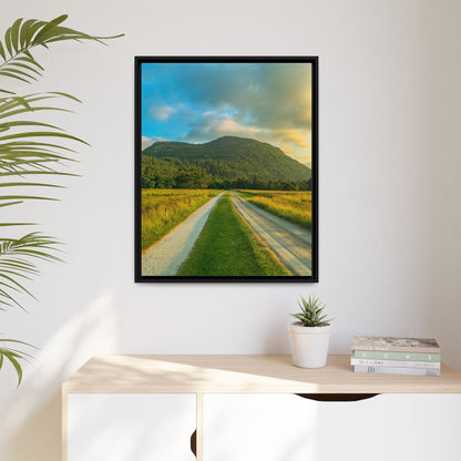 Mountain Torc Matte Canvas, Framed (Multi-color)