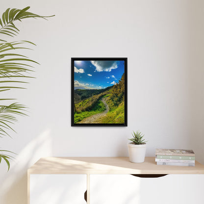 Glanageenty Forest Trail  Matte Canvas, Framed (Multi-color)