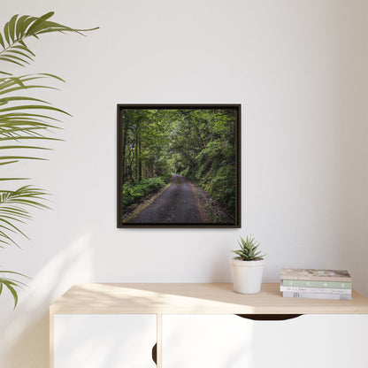 Glanageenty Forest Trail Matte Canvas, Framed (Multi-color)