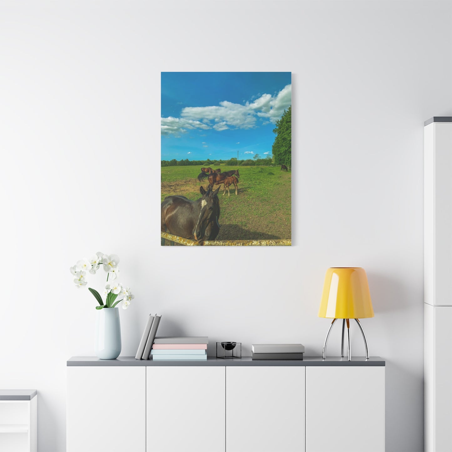 Horse Matte Canvas, Stretched, 1.25"