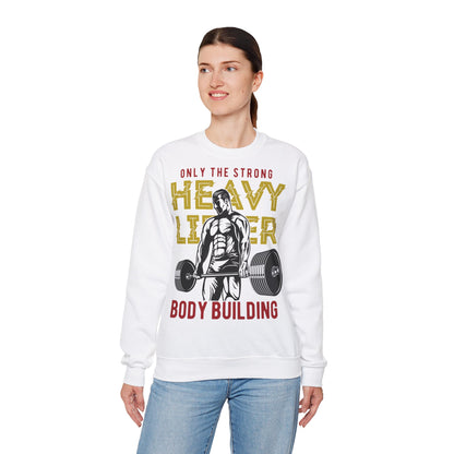 Unisex Heavy Lifter  Heavy Blend™ Crewneck Sweatshirt - Bold Bodybuilding Design
