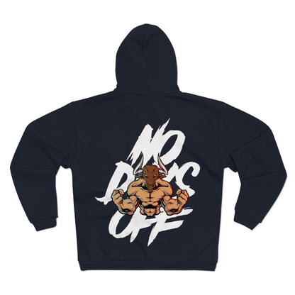 No Days Off Unisex Hooded Zip Sweatshirt - Motivational Gym Wear