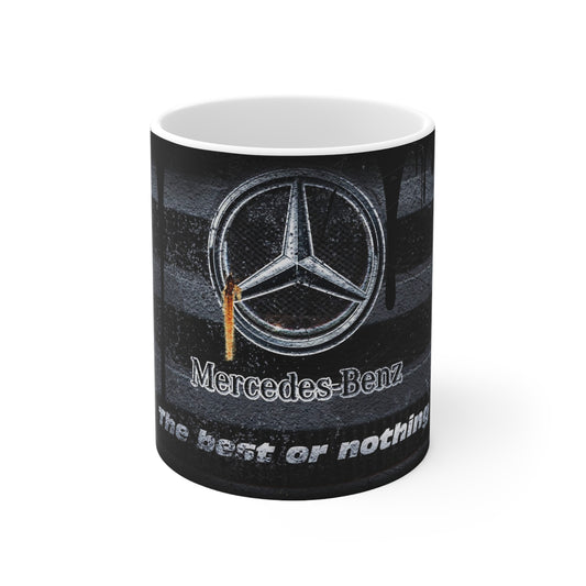 Mercedes - Benz The Best or Nothing Ceramic Coffee Cups - 11oz & 15oz