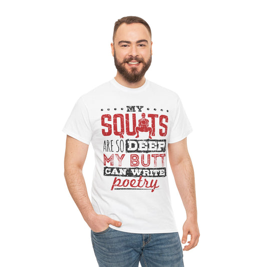 Funny Fitness Quote Unisex Heavy Cotton Tee - Perfect for Gym Lovers