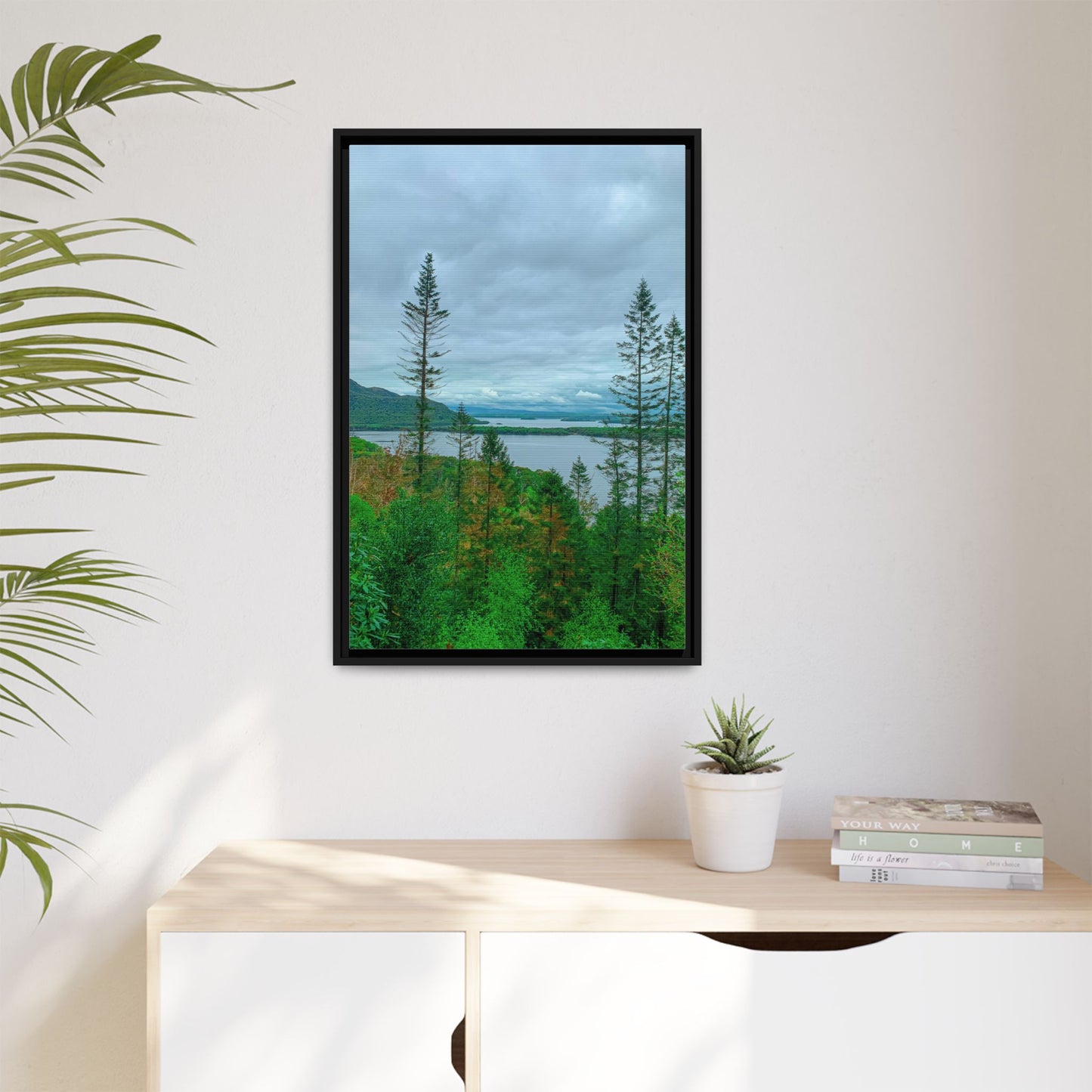 Torc Mountain Trail 2 Matte Canvas, Framed (Multi-color)