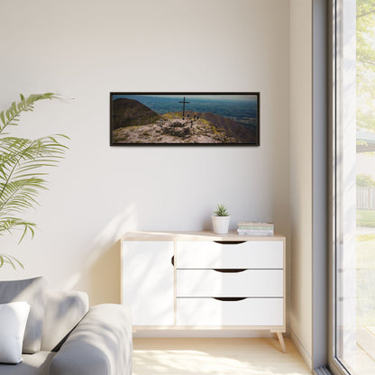 Carrauntoohil Summit Matte Canvas, Framed (Multi-color)