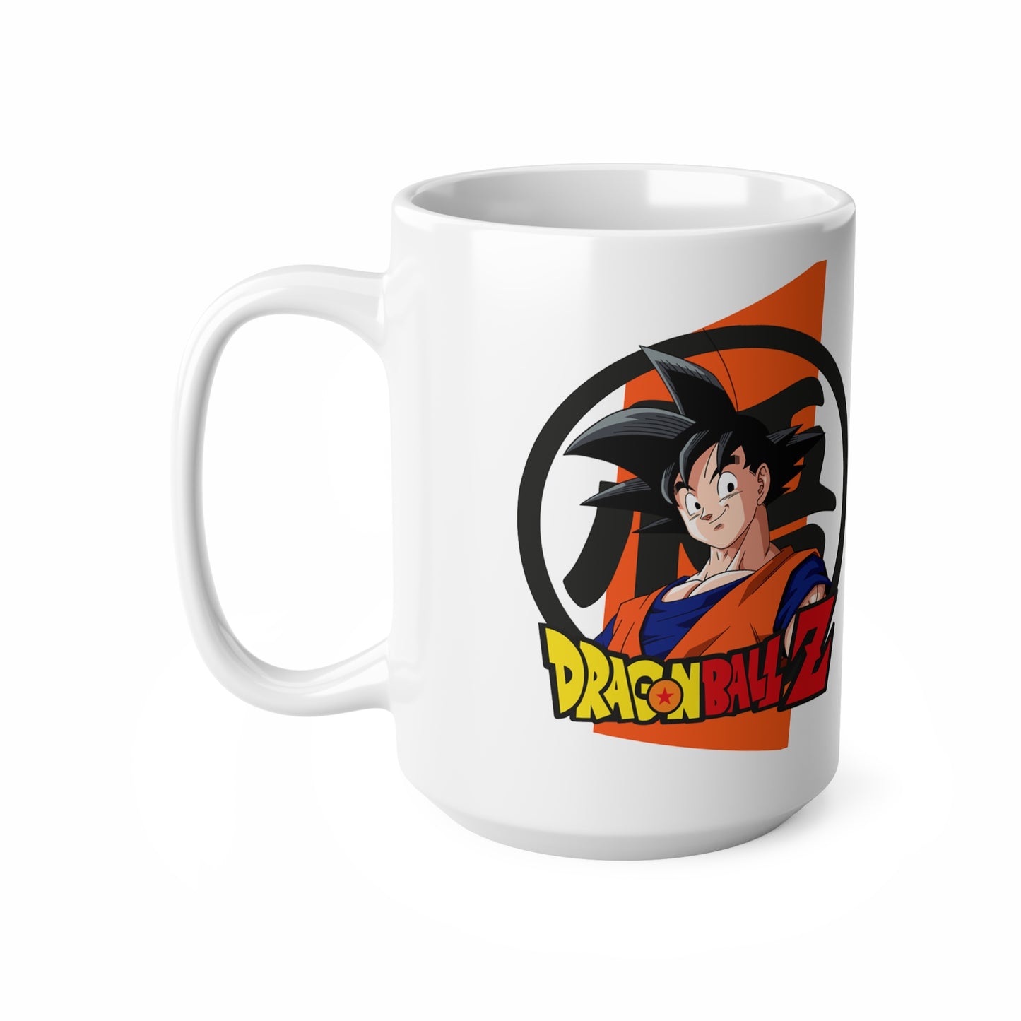 Dragon Ball Z Ceramic Coffee Mug - Goku Design, 11oz & 15oz