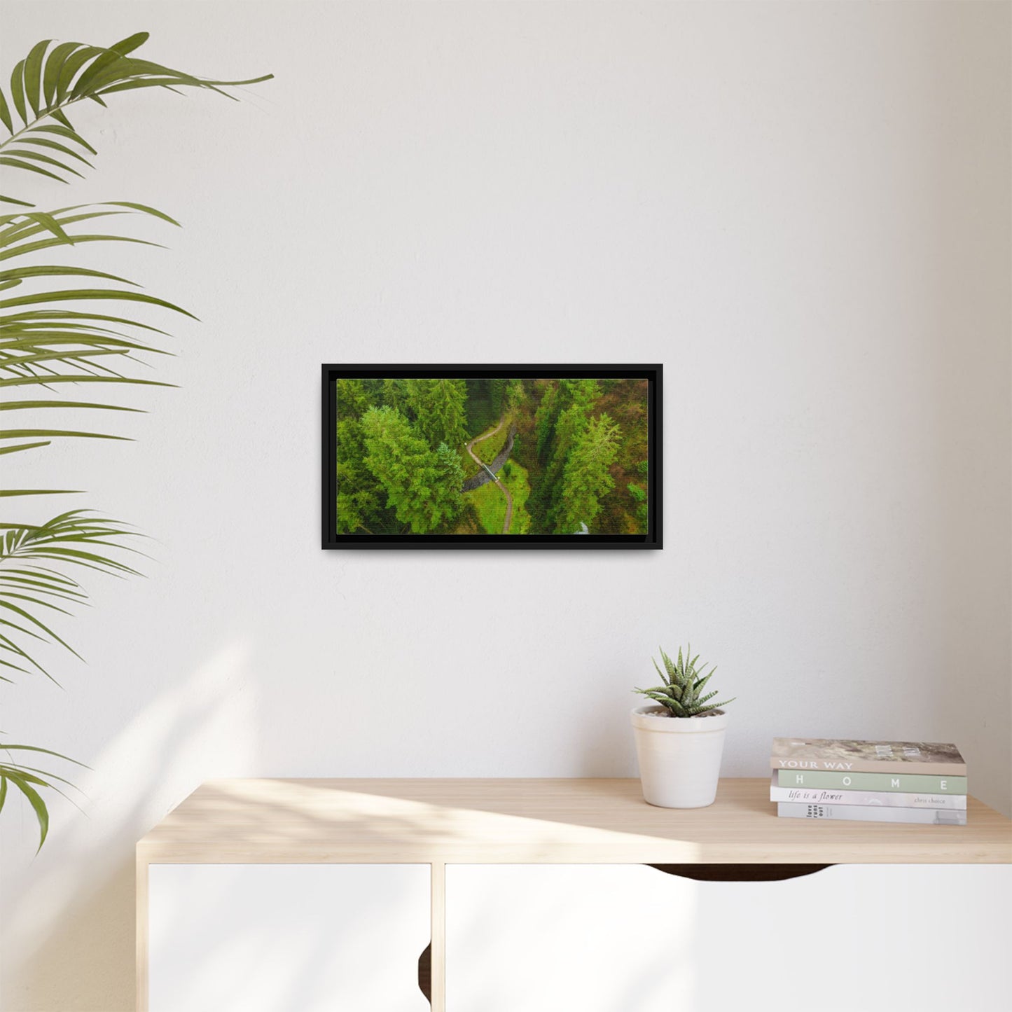 Glanageenty Forest Matte Canvas, Framed (Multi-color)