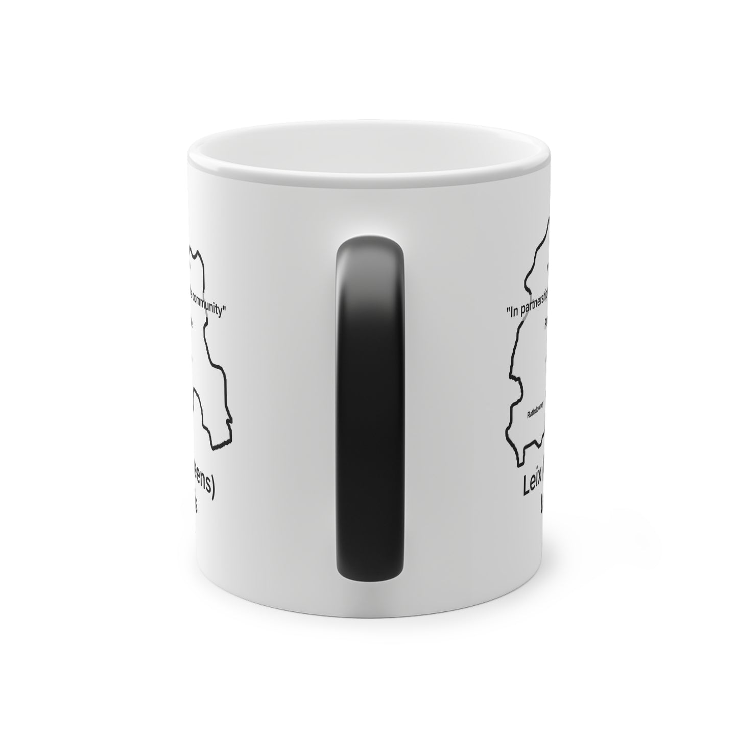 Laois Magic Mug: Color - Changing Coffee Cup with Artistic Map Design