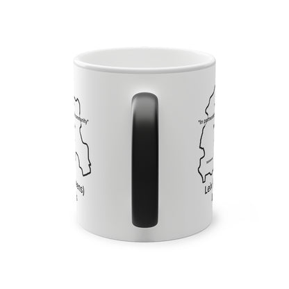 Laois Magic Mug: Color - Changing Coffee Cup with Artistic Map Design