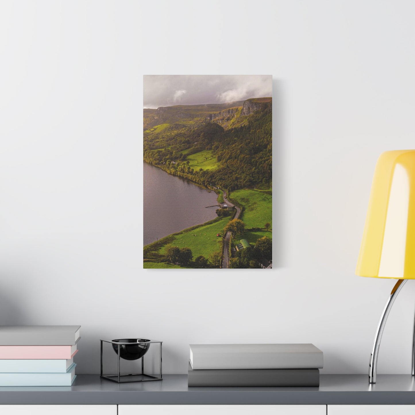 Sruth in Aghadh an Aird or The devil's Chimney Matte Canvas, Stretched, 1.25"