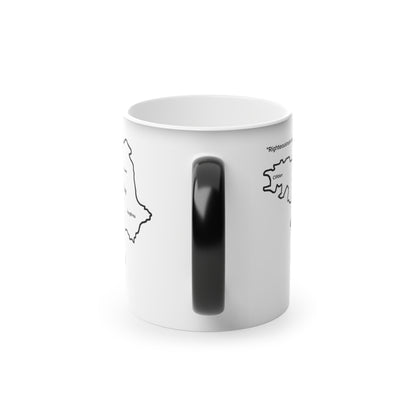 Galway Magic Mug: Color - Changing Coffee Cup with Artistic Map Design