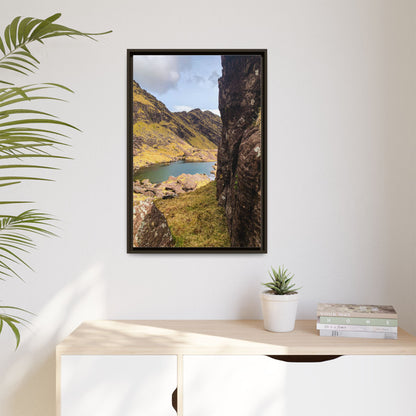 Mount Brandon Valley Matte Canvas, Framed (Multi-color)
