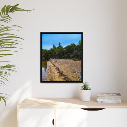 Killarney Beach Matte Canvas, Framed (Multi-color)