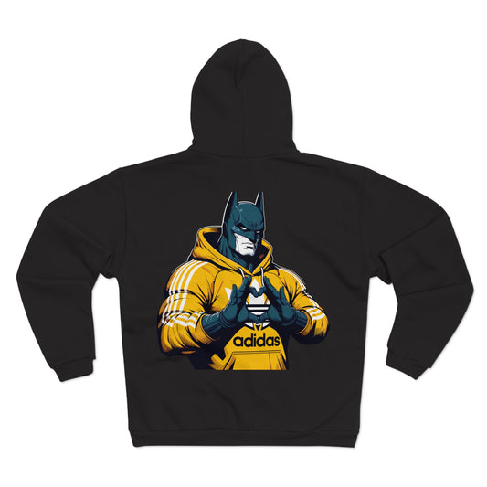 Super Hero Love Unisex Hooded Zip Sweatshirt