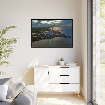 Target  Power Station Matte Canvas, Framed (Multi-color)