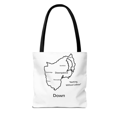 Down Tote Bag White Edition