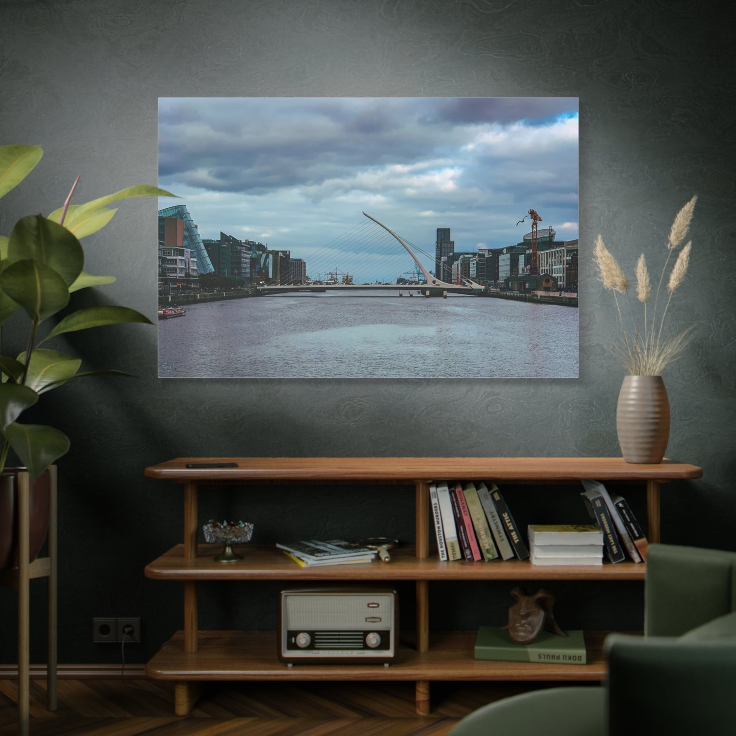 Samuel Beckett Bridge Matte Canvas, Stretched, 1.25"