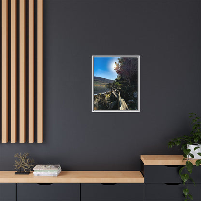 Glanteenassig Trail Matte Canvas, Framed (Multi-color)