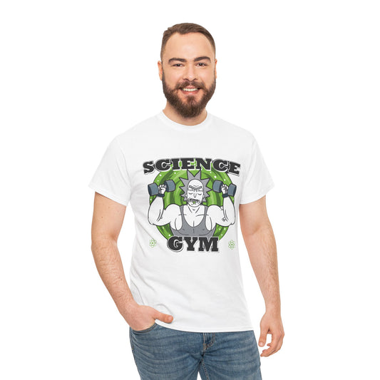 Science Gym Unisex Heavy Cotton Tee - Fun Fitness T-Shirt for Science Lovers