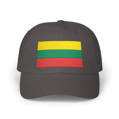 Lithuania Flag Embroidered Classic Dad Cap - Stylish Cotton Hat for Men