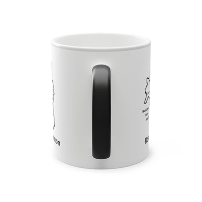 Roscommon Magic Mug: Color - Changing Coffee Cup with Artistic Map Design