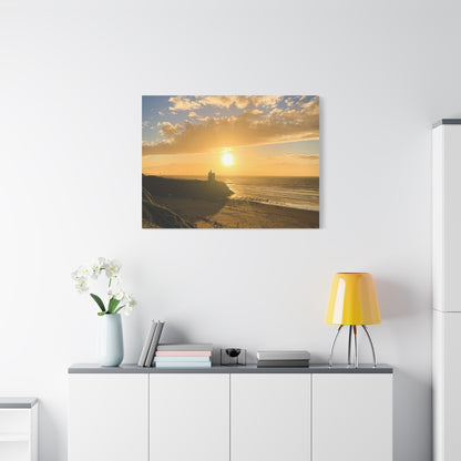 Ballybunion Sunset Castle Matte Canvas, Stretched, 1.25"