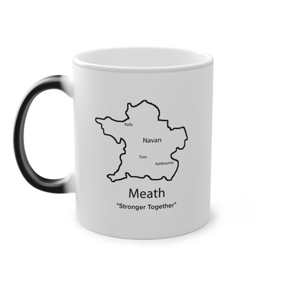 Meath Magic Mug: Color - Changing Coffee Cup with Artistic Map Design