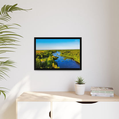 Zagares Lake Matte Canvas, Framed (Multi-color)