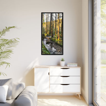 Glanageenty Forest Trail 2 Matte Canvas, Framed (Multi-color)