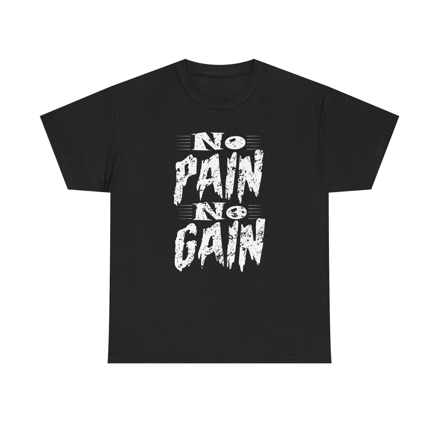 No Pain No Gain Unisex Heavy Cotton Tee - Motivational Workout Shirt