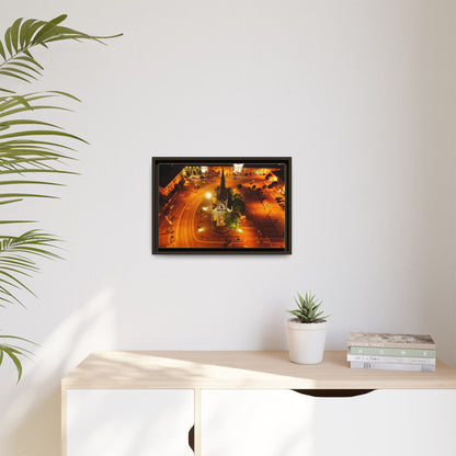 Listowel Church Matte Canvas, Framed (Multi-color)