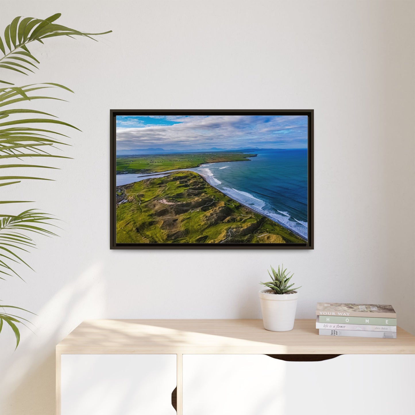 Kerry Landscape Matte Canvas, Framed (Multi-color)