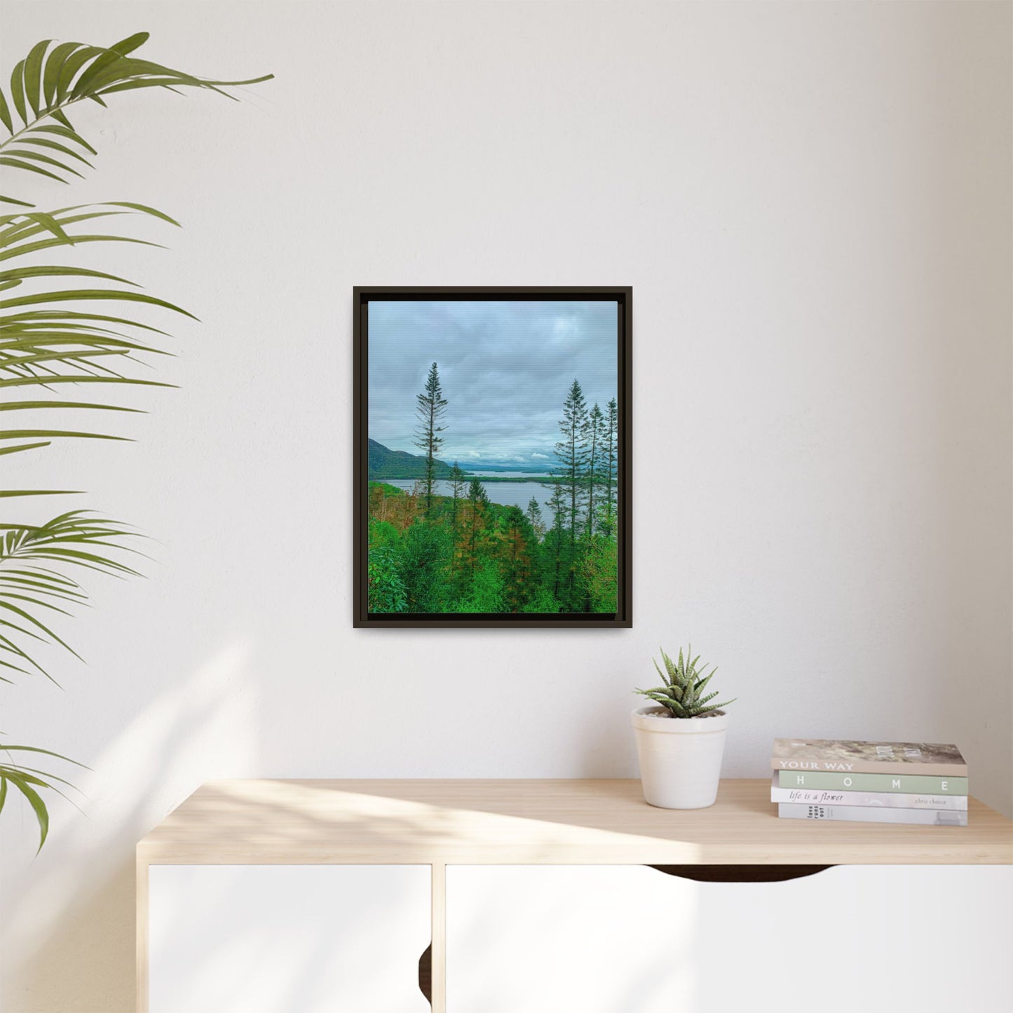 Torc Mountain Trail 2 Matte Canvas, Framed (Multi-color)