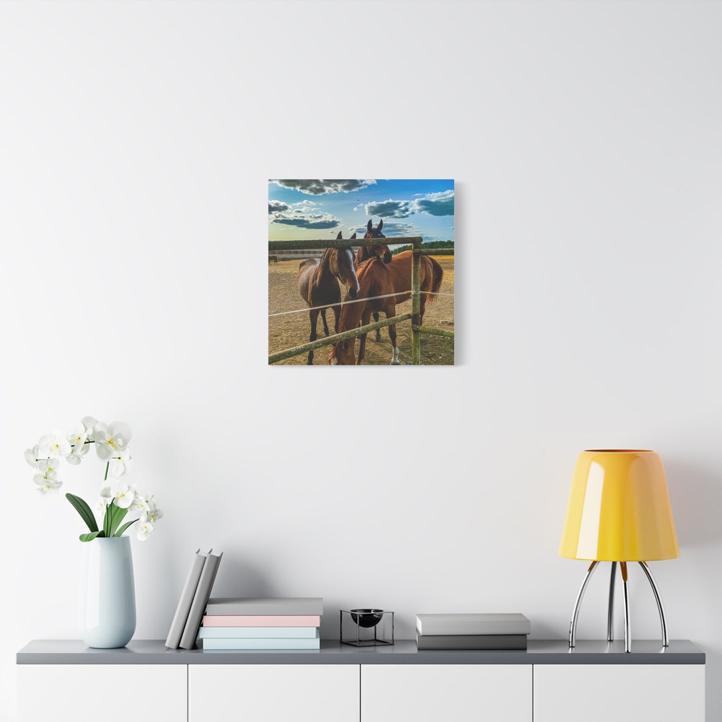 Horses Matte Canvas, Stretched, 1.25"