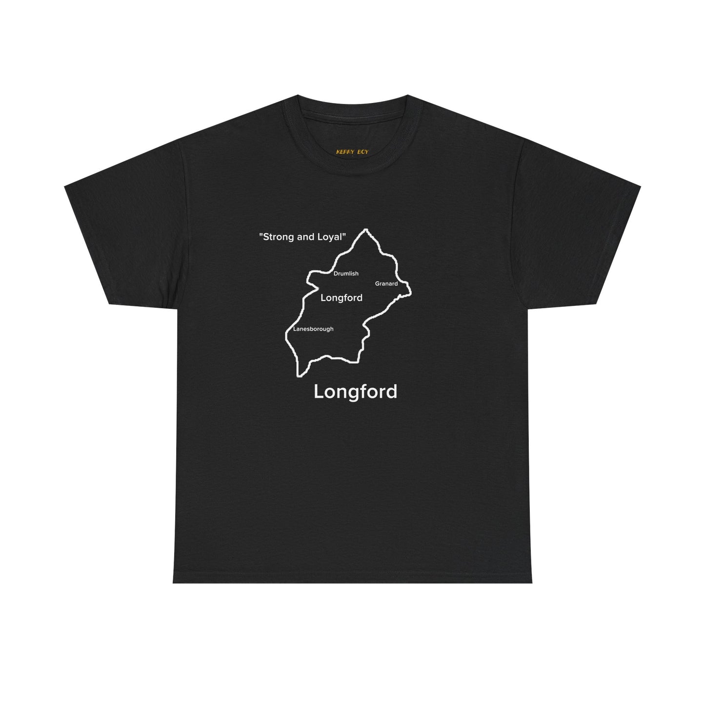 Longford Unisex Heavy Cotton T-Shirt Black Edition