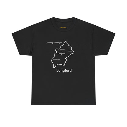 Longford Unisex Heavy Cotton T-Shirt Black Edition