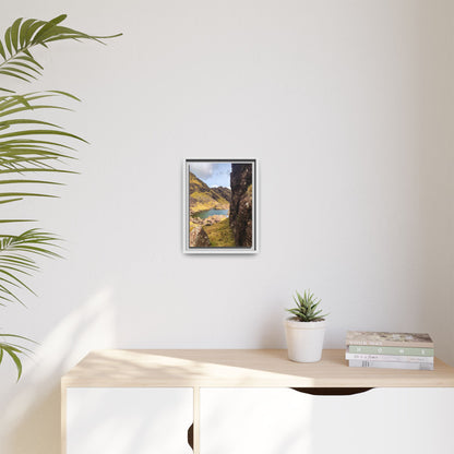 Mount Brandon Valley Matte Canvas, Framed (Multi-color)