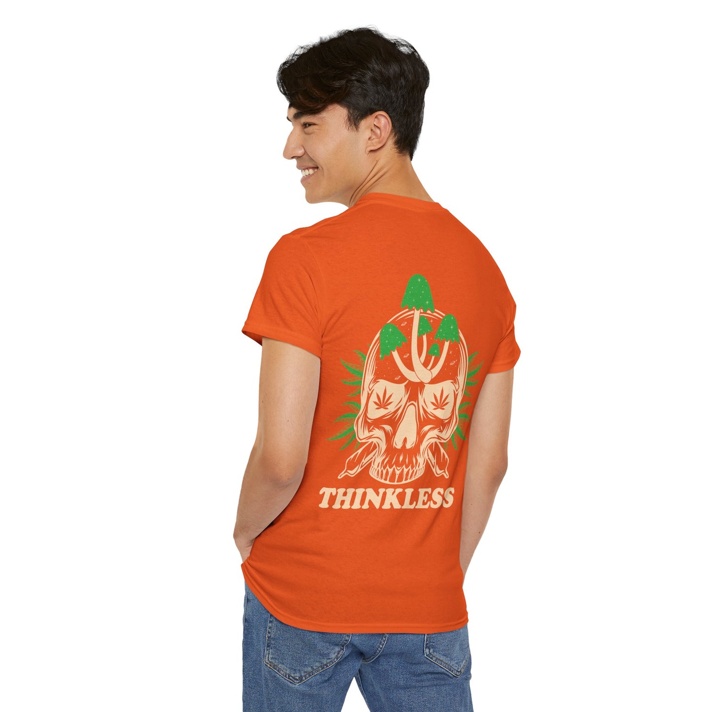 Mushroom Skull 'THINKLESS' T-Shirt