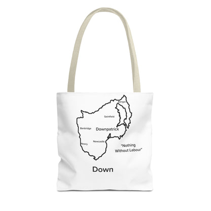 Down Tote Bag White Edition