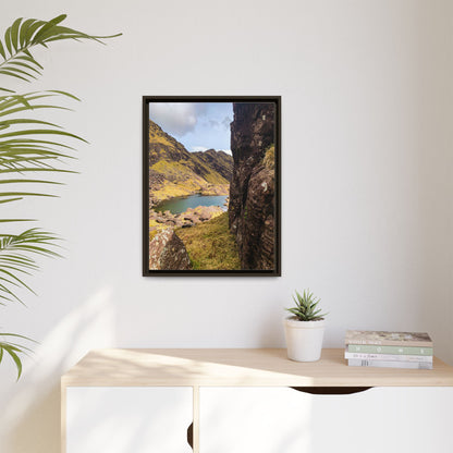 Mount Brandon Valley Matte Canvas, Framed (Multi-color)
