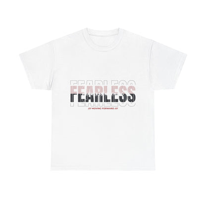 Fearless Unisex Heavy Cotton Tee – Motivational Graphic Shirt for Everyday Wear