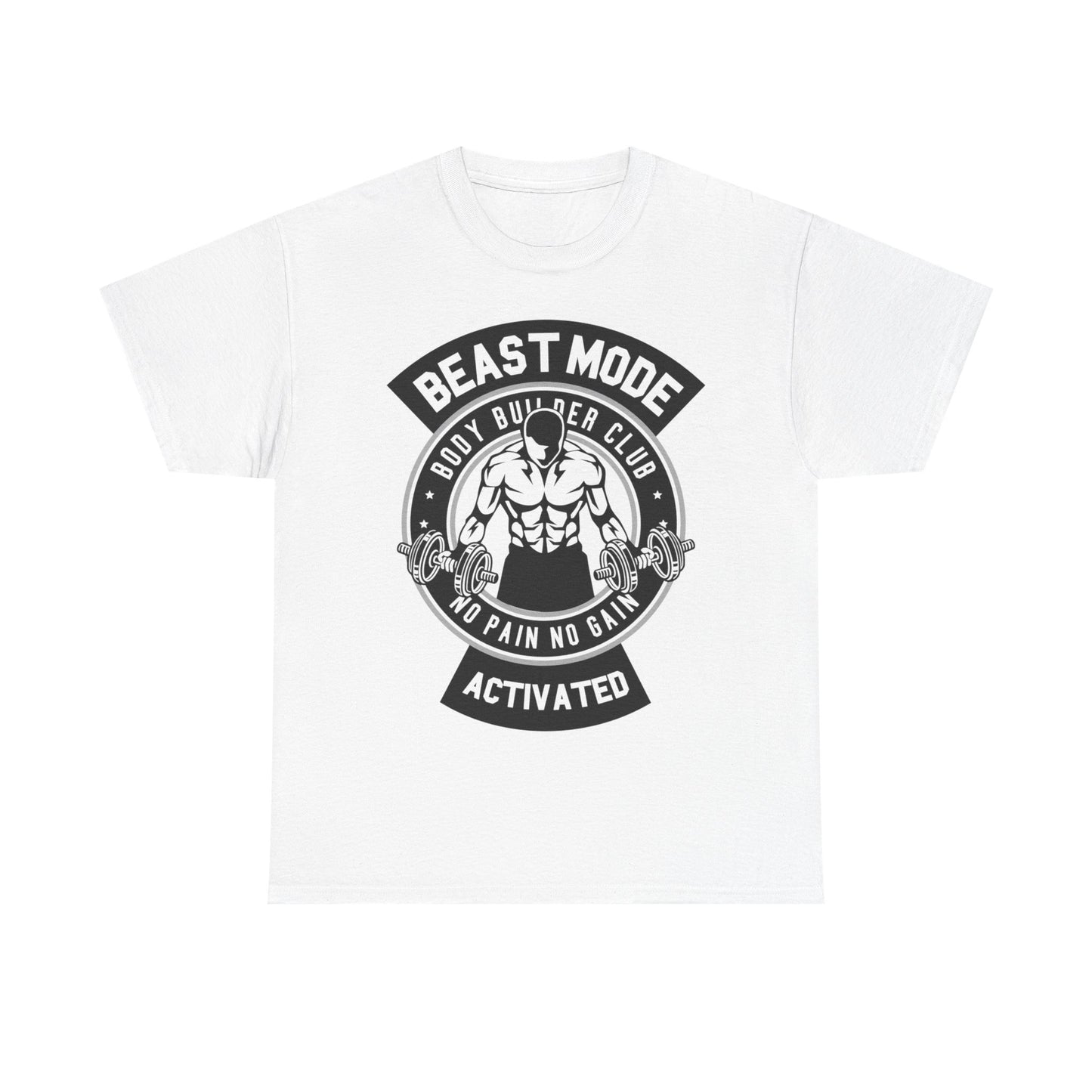 Beast Mode Unisex Heavy Cotton Tee - Body Builder Club Motivation